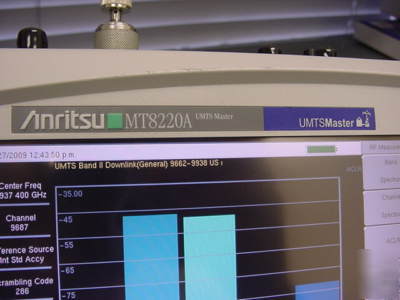 Anritsu mt-8220A umts master-spectrum analyzer