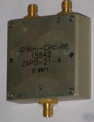 Mini-circuits zapd-21-4 power splitter 500-2000 mhz