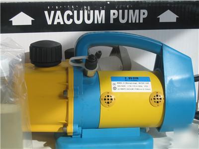 Rotary vane vacuum pump 3CFM 1/4HP ac hvac light weight