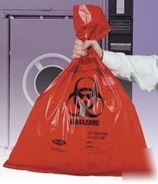 Tufpak autoclavable biohazard bags, double thick 14220