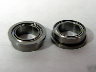 (10) FR168-zz flanged abec-5 R168 bearings, 1/4 x 3/8
