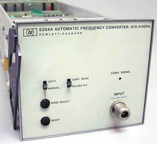 Hp agilent 5354A automatic frequency converter plug in