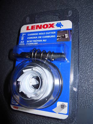 New lenox 7/8 carbide hole cutter 20093 304SS 
