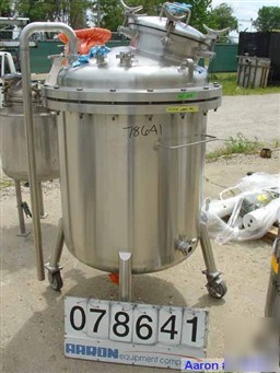 Used:stainless fabrication inc tank, 200 gallon, 316 st