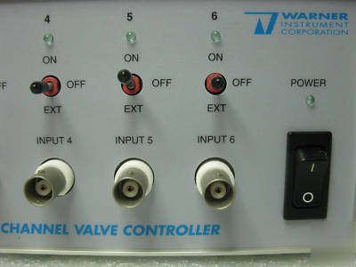 Warner instrument corp. vc-6 six channel valve controll