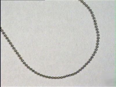 100 x 30'' nickel free ball neck chains for id badges 