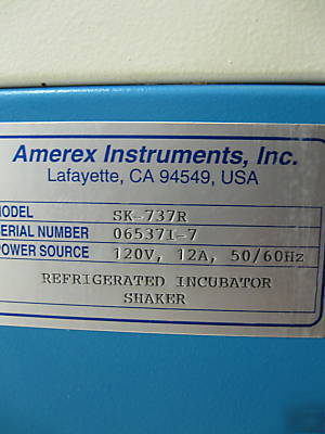 Amerex gyromax incubator shaker