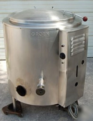 Groen 30 gallon jacketed steam kettle - natural gas 