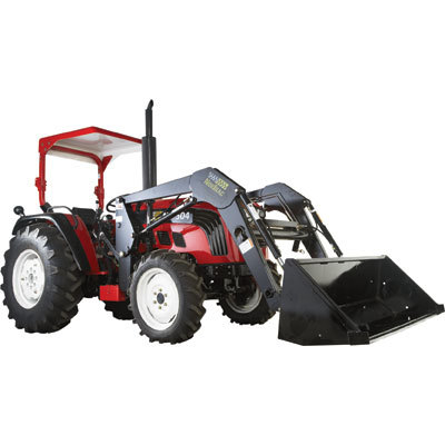 Nortrac tractor with front-end loader â€” 50 hp