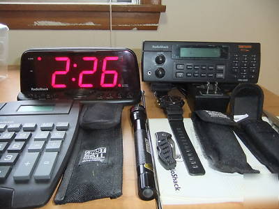Radio shack home scanner, radio shack alarm clock