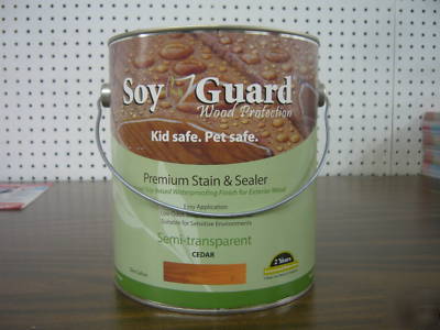 Soy guard one gal honey stain and sealer 649241843658