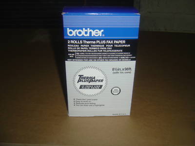 Brother brand therma plus fax paper genuine