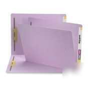 New lavender color fastener folder - 8-1/2 x 11 x