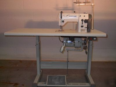 New s.e.w.line 20U53 zig zag industrial sewing machine