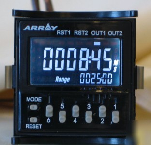 Array tc-PRO480SRD 1/8 din timer module h/m/s 24 vdc