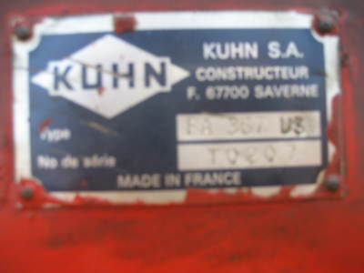 Kuhn 7FT 3PT sickle bar mower