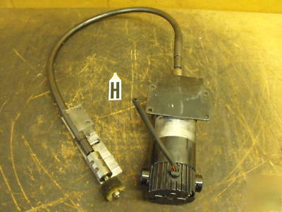 Bison gear and engineering corp. dc gearmotor w/wand 