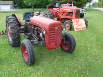 Massey ferguson 20 tractor drag and disc 