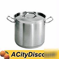 6EA update commercial 12 qt stainless stock pot nsf