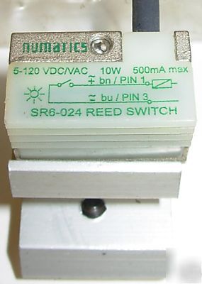 Numatics f series cylinder reed/ hall switches SR6-024
