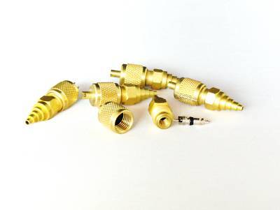 New lot of 5 - multi size solder access valve union ( )