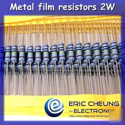 40PCS 560K ohm metal film resistors 2W +/-1%