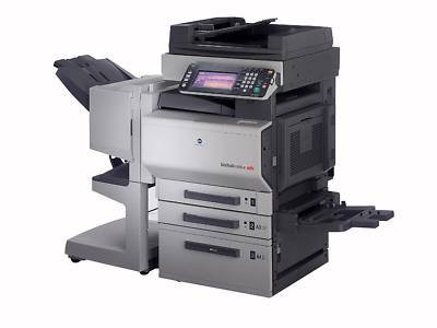 Konica bizhub C450 color copier, printer, booklet maker