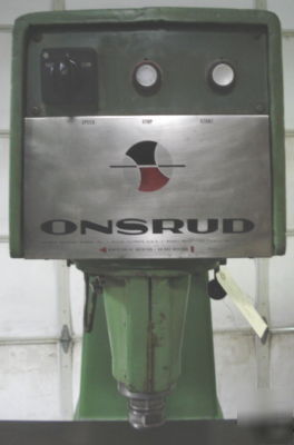 Onsrud W1036A overhead pin router, 2 speed, 5HP, 3PH 