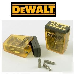 Dewalt 25PK phillips no.2 cordless screwdriver bits 