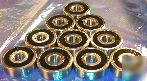 10 quality rolling bearing id/od 6201RS 12MM/32MM/10MM