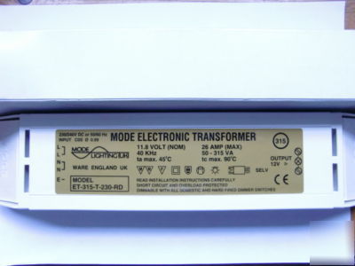 Mode lighting 12V 50-315VA electronic transformer