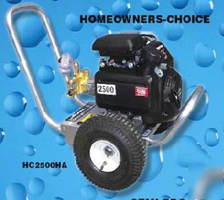 5.0 honda w/ ar pump 2500 psi 2.5 gpm pressure washer
