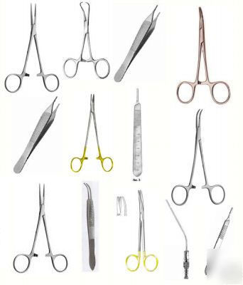 Abdominoplasty surgical instruments set medical surgery