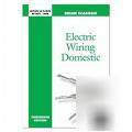 Electric wiring: domestic (paperback)13TH edition 17IEE