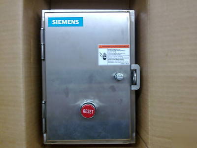 Siemens 14ESG320A stainless steel hd motor starter 