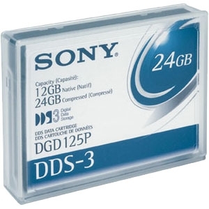 Sony DGD125P//aww -1PK DDS3 dat 4MM 125M 12/24GB