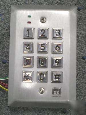 Corby access control systems 4066 outdoor keypad w leds
