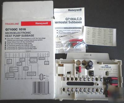 Honeywell microelectronic thermostat subbase Q7100C1016