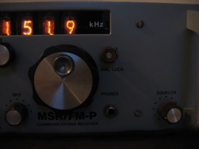 Rare drake msr/fm-p receiver nixie display (dsr-2 +fm)