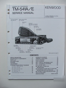 Kenwood tm-541A, tm-541E transceiver service manual 
