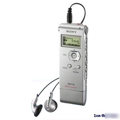 Sony icd-UX71 digital voice recorder 1GB ICDUX71 silver