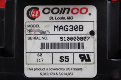 Coinco mag series bill acceptor / validator MAG30B