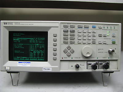 Hp 5373A modulation domain pulse analyzer 54002A 53702A