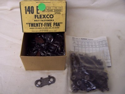 New flexco 140 e conveyor belt fasteners 25 pack * *