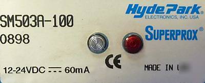 New hydepark SM503A-100 proximity sensor superprox