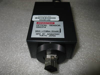 Advantest Q8221 optical power meter with Q82214 sensor