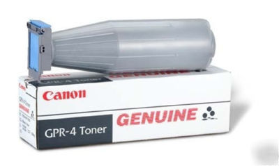 New canon genuine oem gpr-4 black toner cartridge