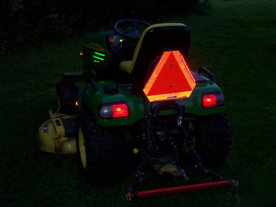 Safety smv 72 red led lights complete with mounting kit