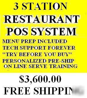 Restaurant pos system point of sale hardware software
