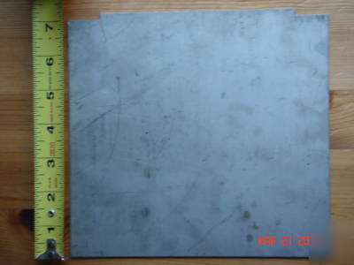 Titanium sheet plate 19.4 cm x 18.0 cm 1.5 mm thick